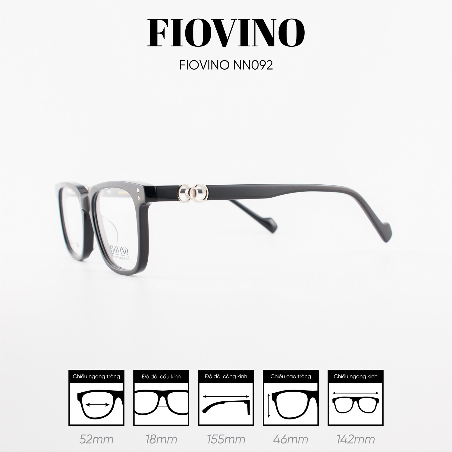 Gọng kính FIOVINO NN092 - Ảnh 7