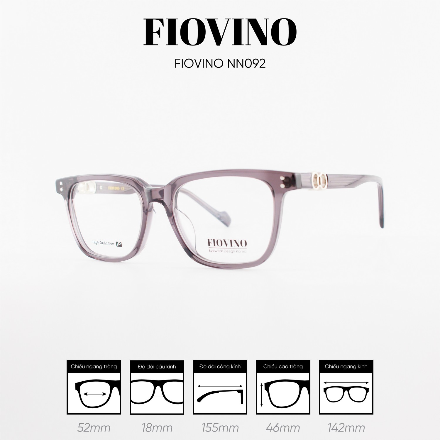 Gọng kính FIOVINO NN092 - Ảnh 5