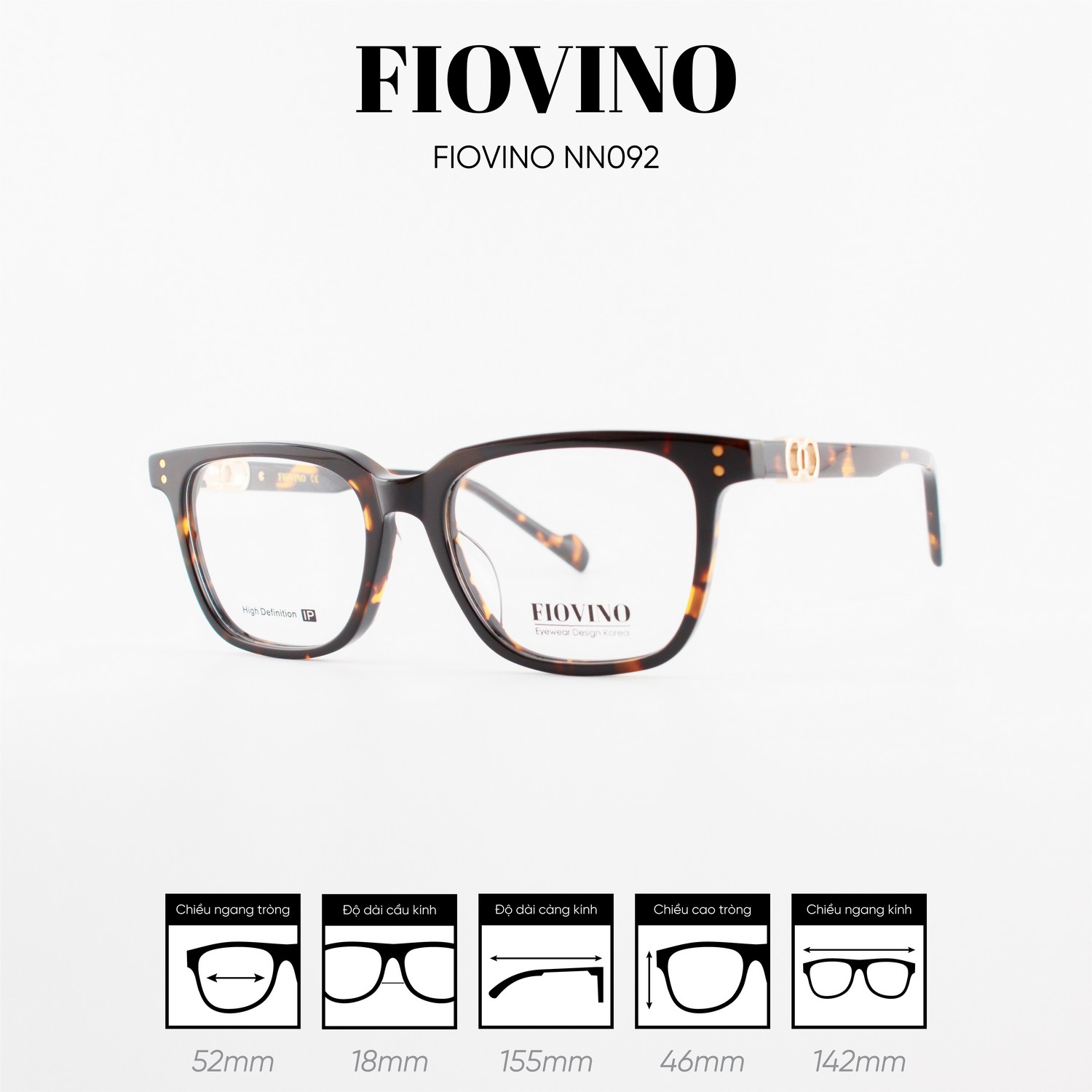 Gọng kính FIOVINO NN092 - Ảnh 3