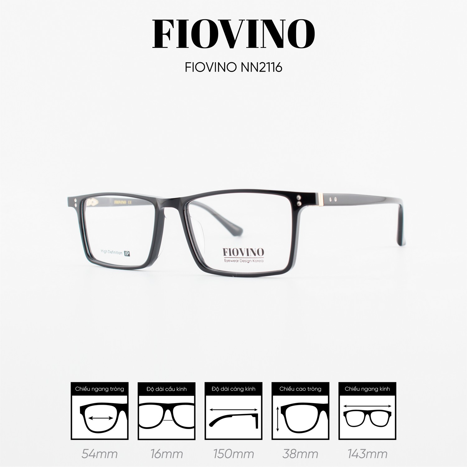 Gọng kính FIOVINO NN2116 - Ảnh 3