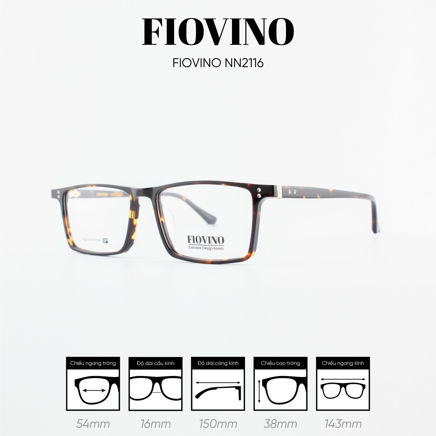 Gọng kính FIOVINO NN2116 - Ảnh 5