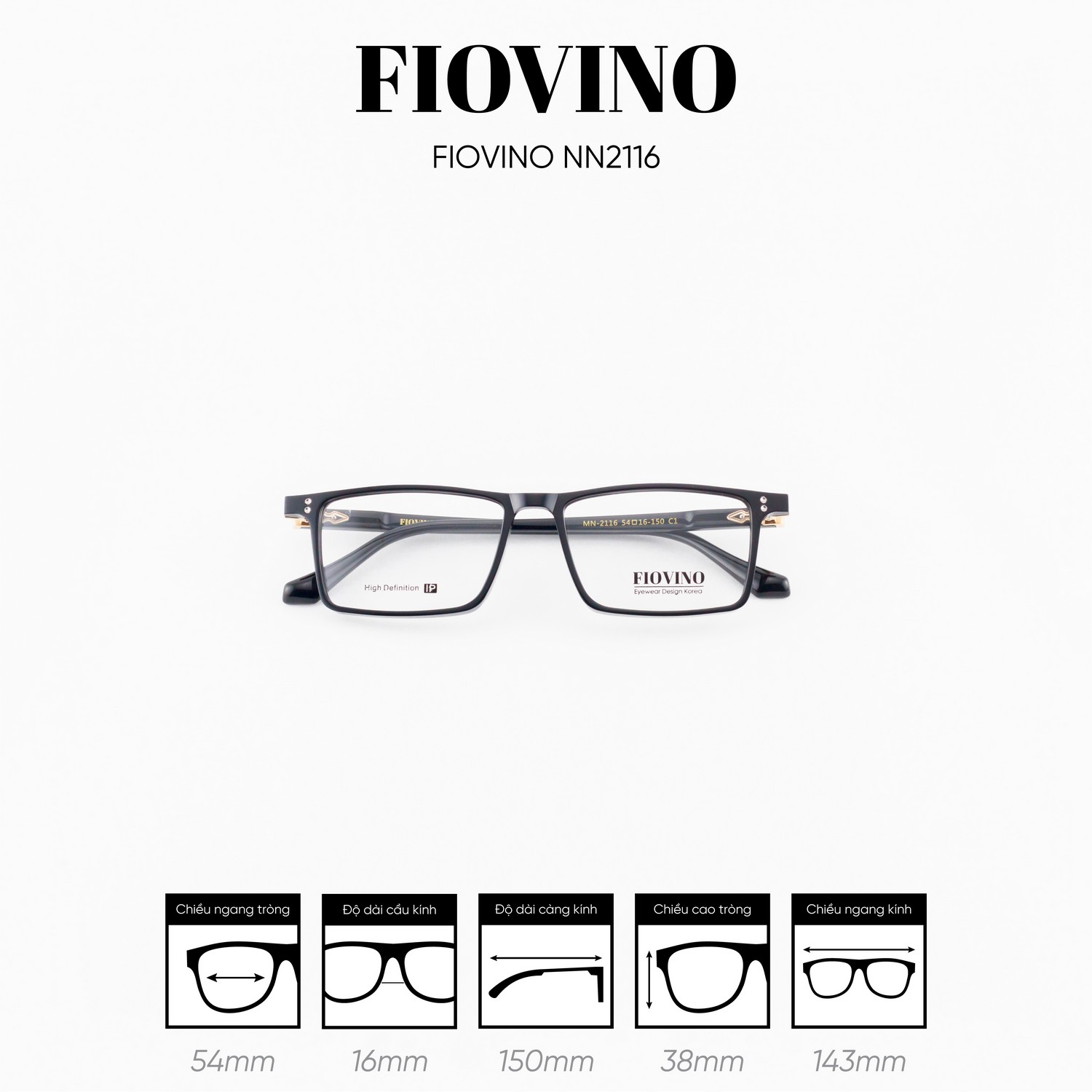 Gọng kính FIOVINO NN2116 - Ảnh 6