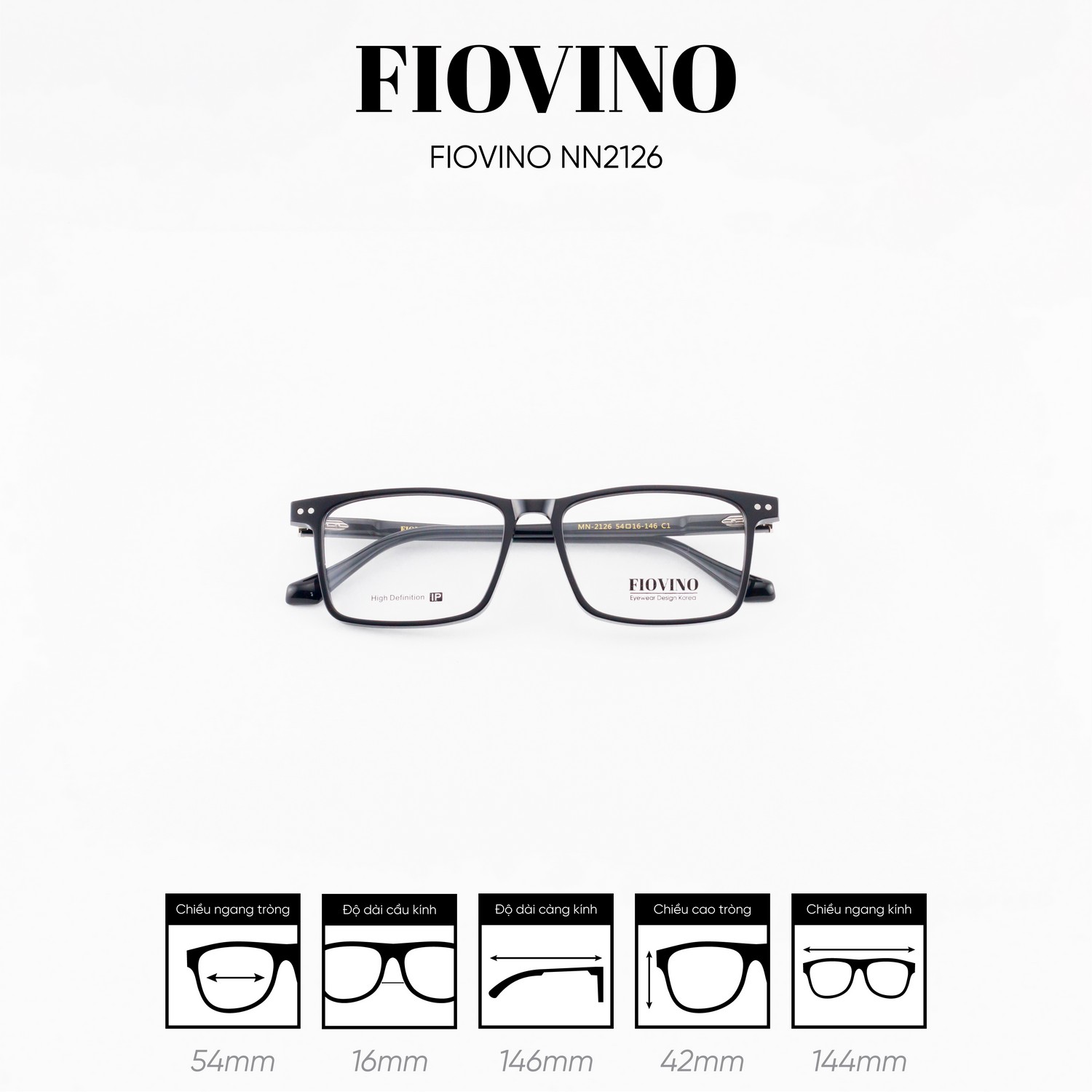 Gọng kính FIOVINO NN2126 - Ảnh 6