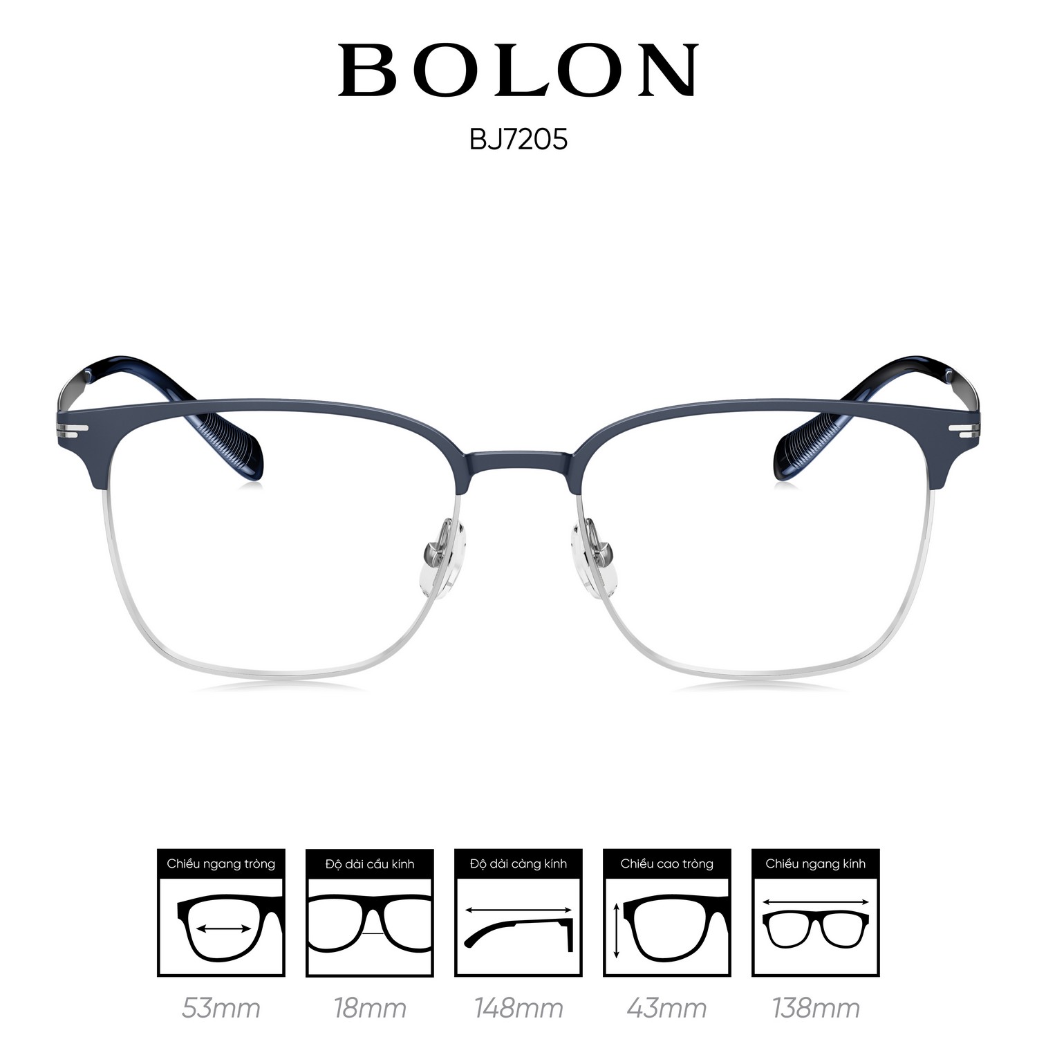 Gọng kính BOLON BJ7205