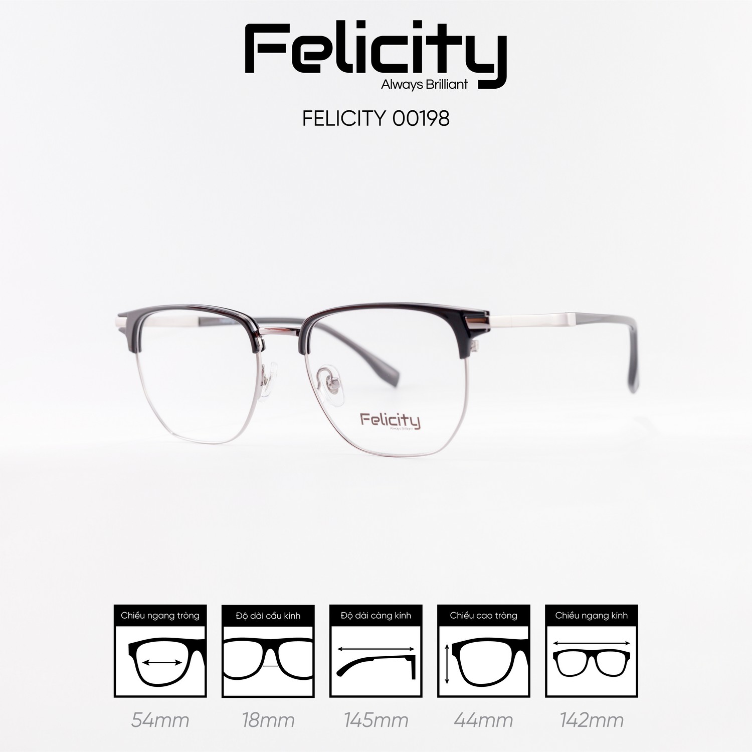Gọng kính FELICITY 00198 - Ảnh 8