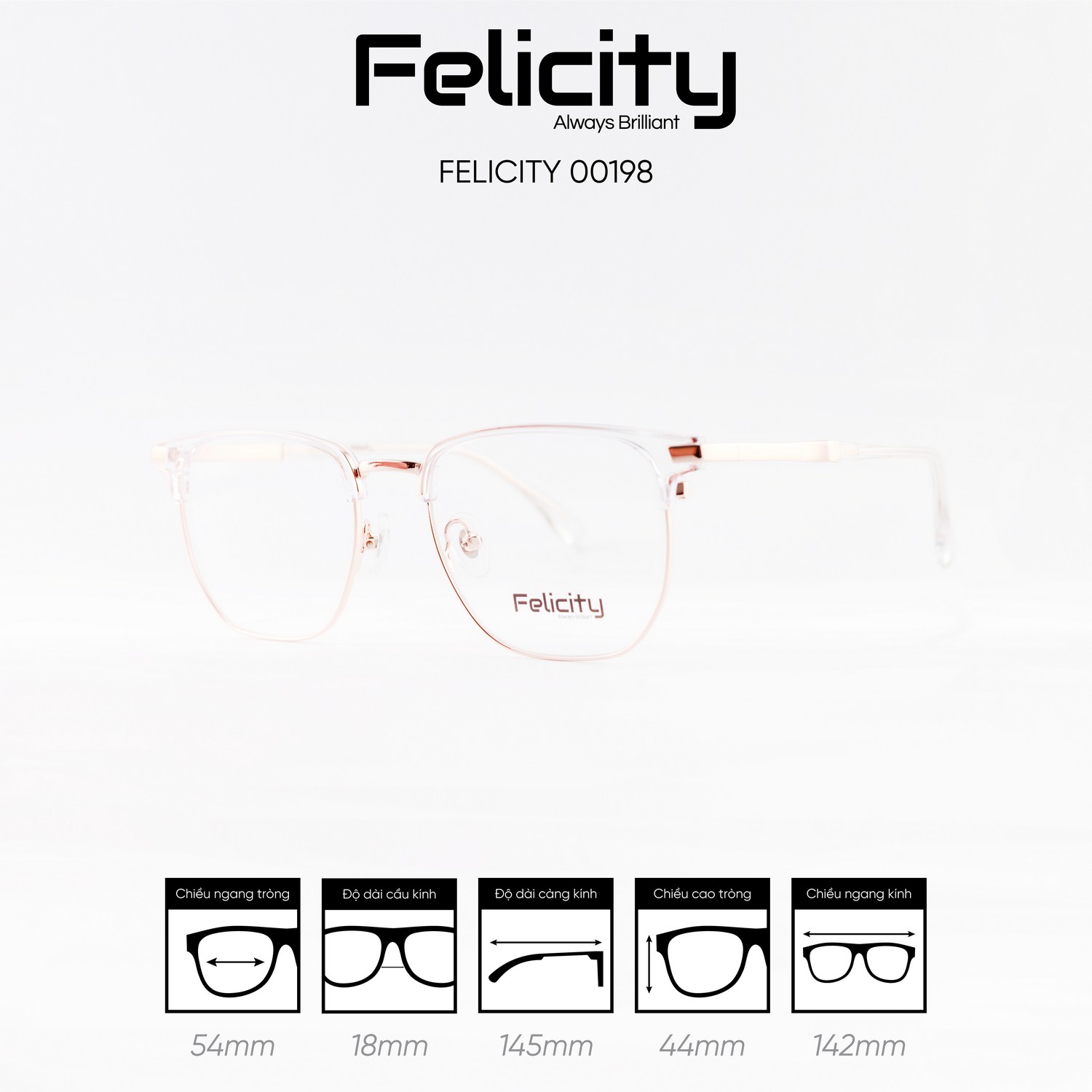 Gọng kính FELICITY 00198 - Ảnh 7