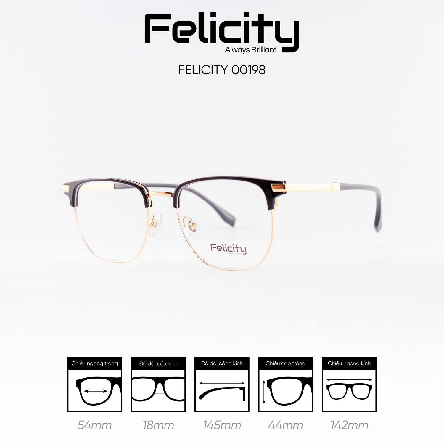 Gọng kính FELICITY 00198 - Ảnh 6