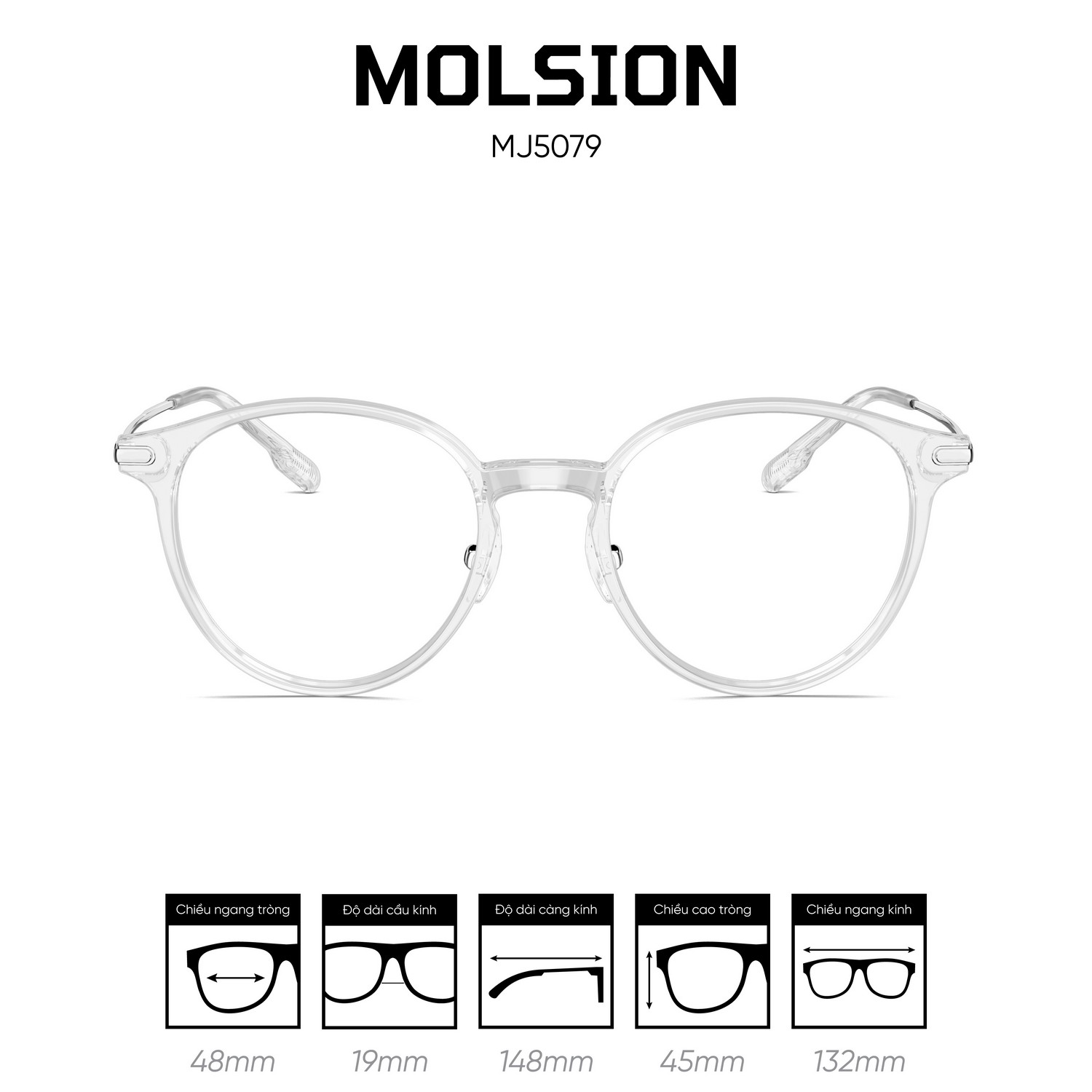 Gọng kính MOLSION MJ5079 - Ảnh 8
