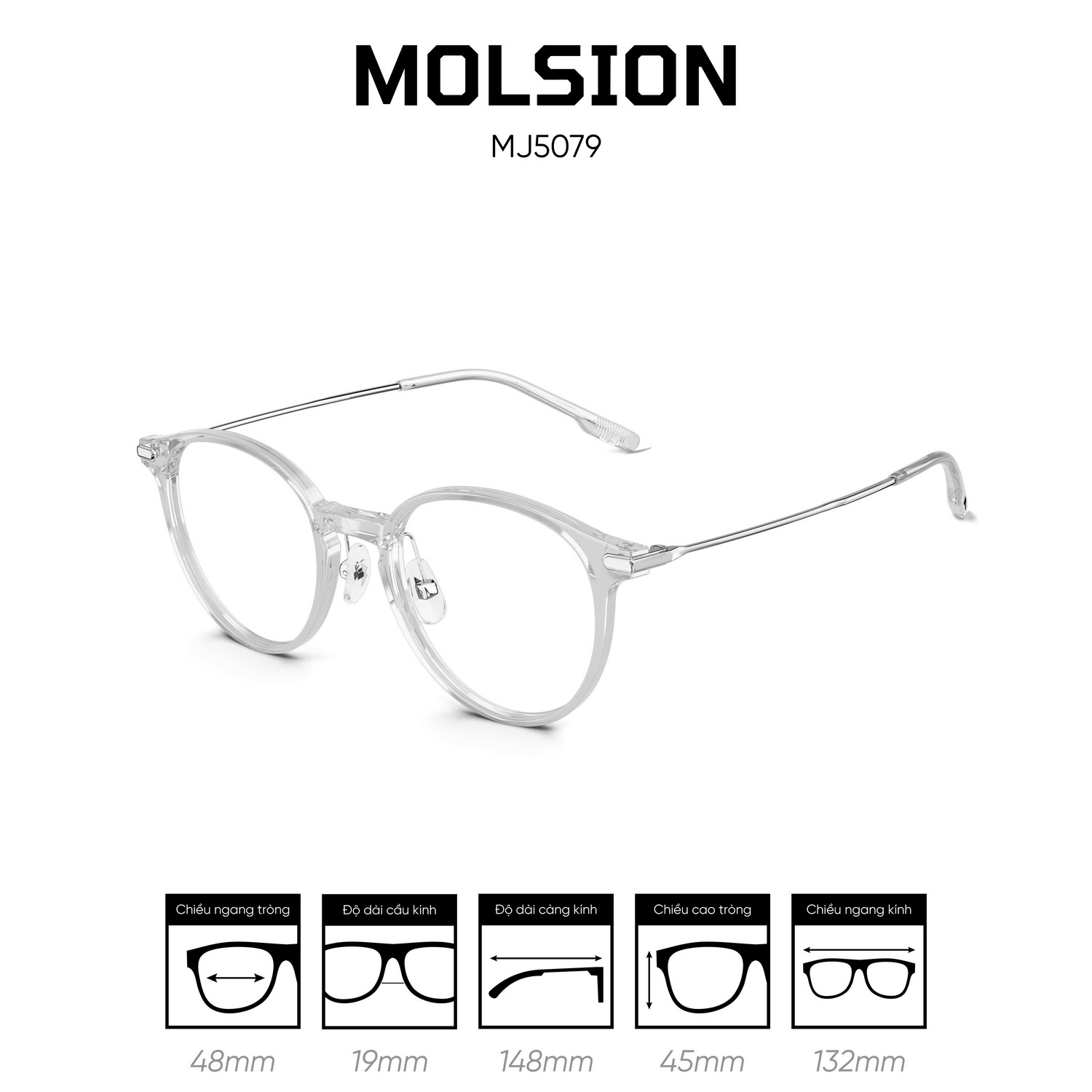 Gọng kính MOLSION MJ5079 - Ảnh 9