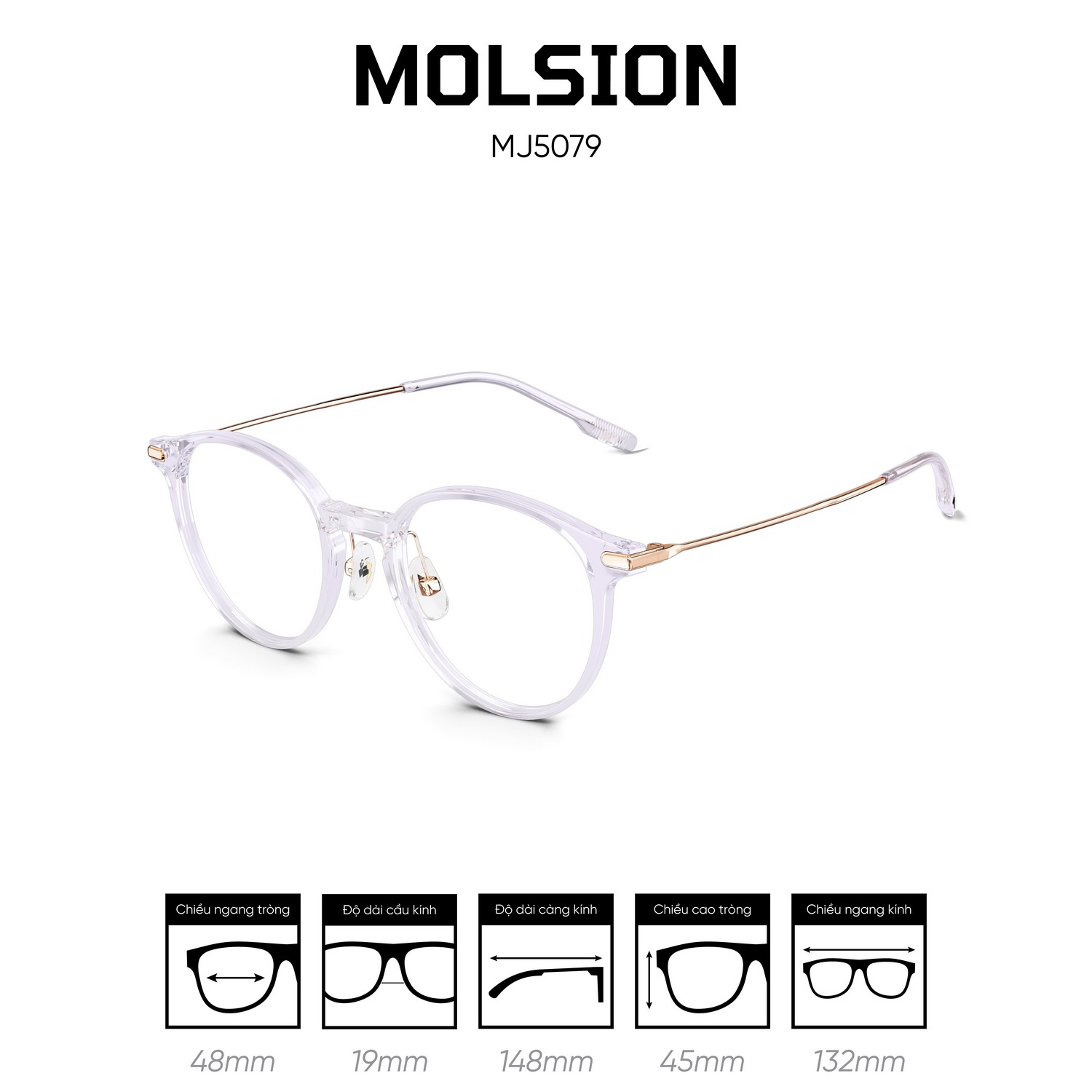 Gọng kính MOLSION MJ5079 - Ảnh 7