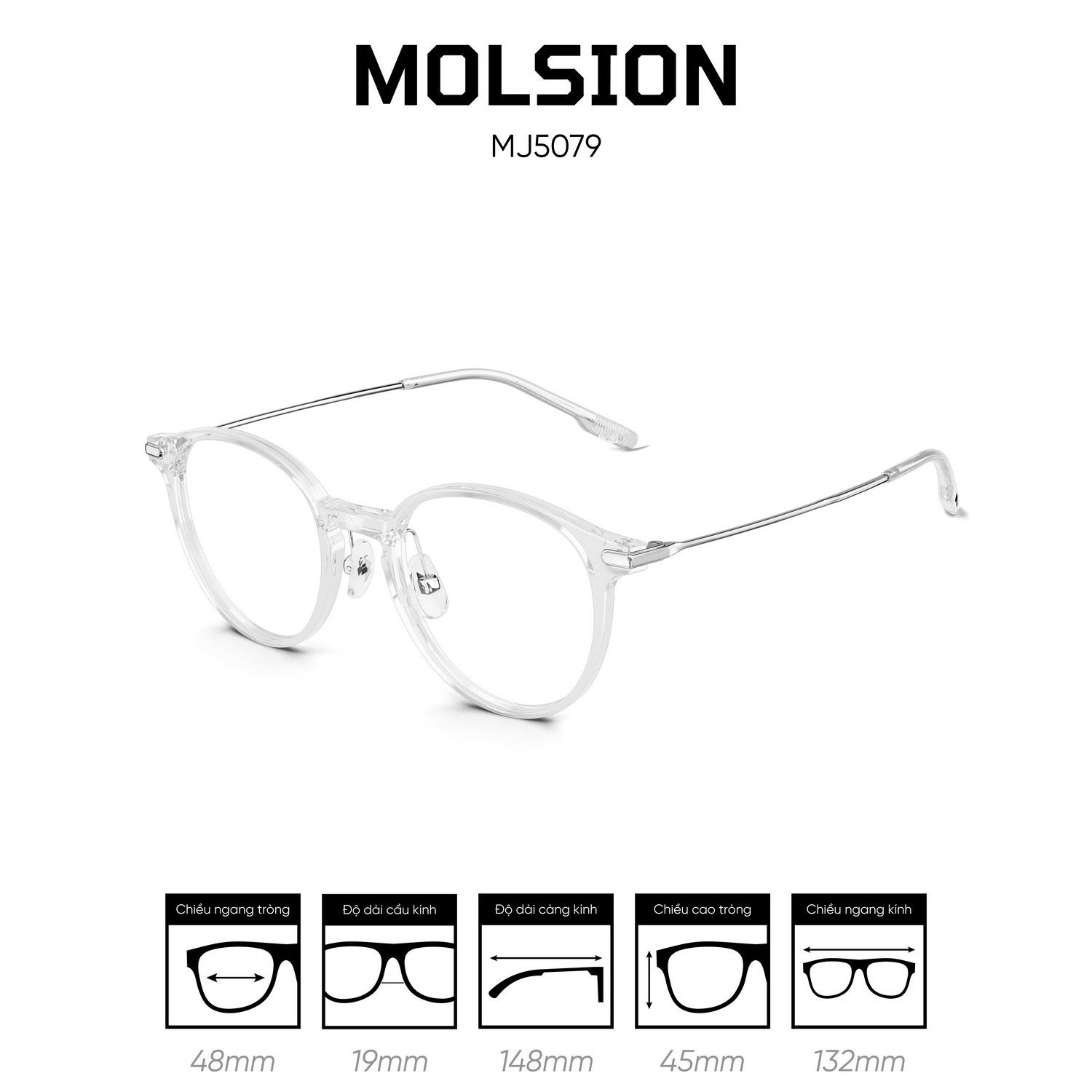 Gọng kính MOLSION MJ5079 - Ảnh 5