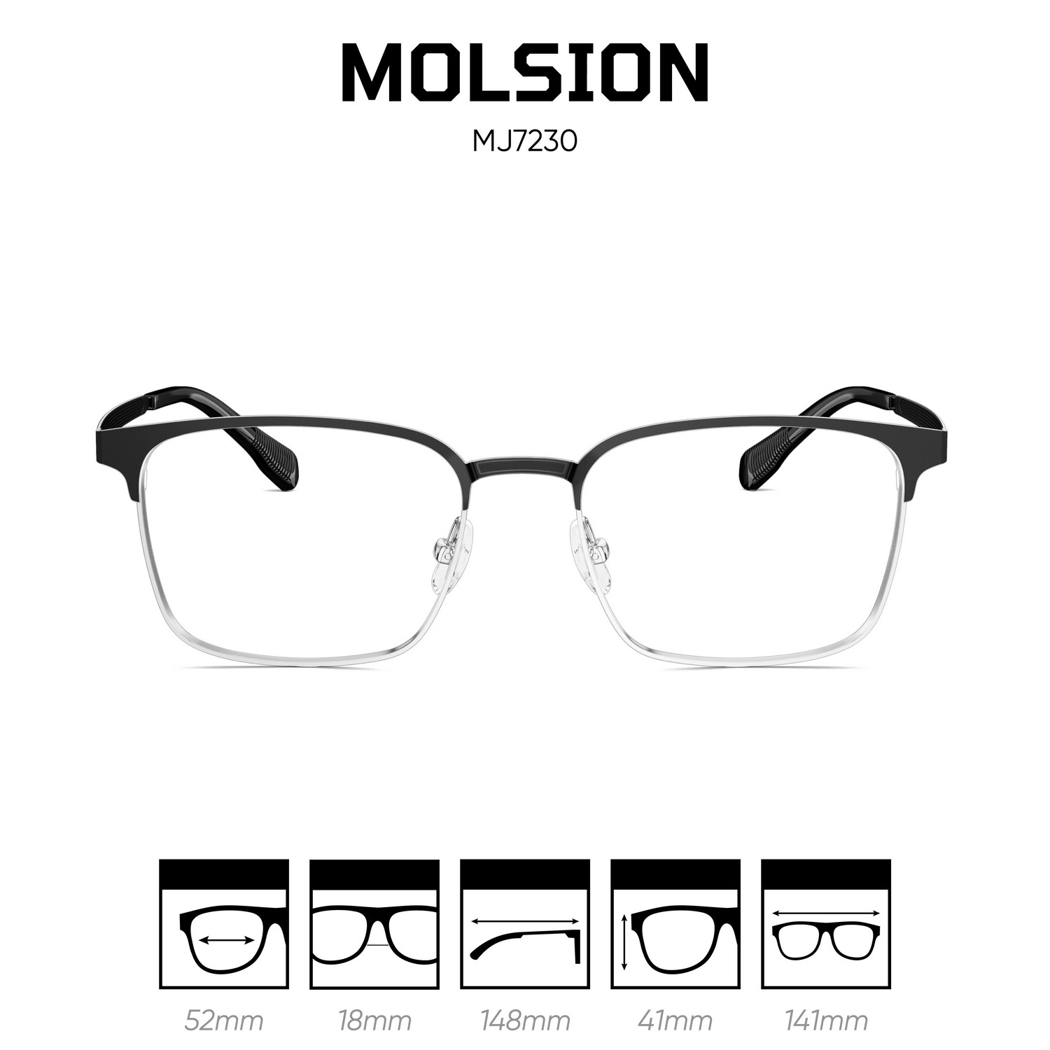 Gọng kính MOLSION MJ7230