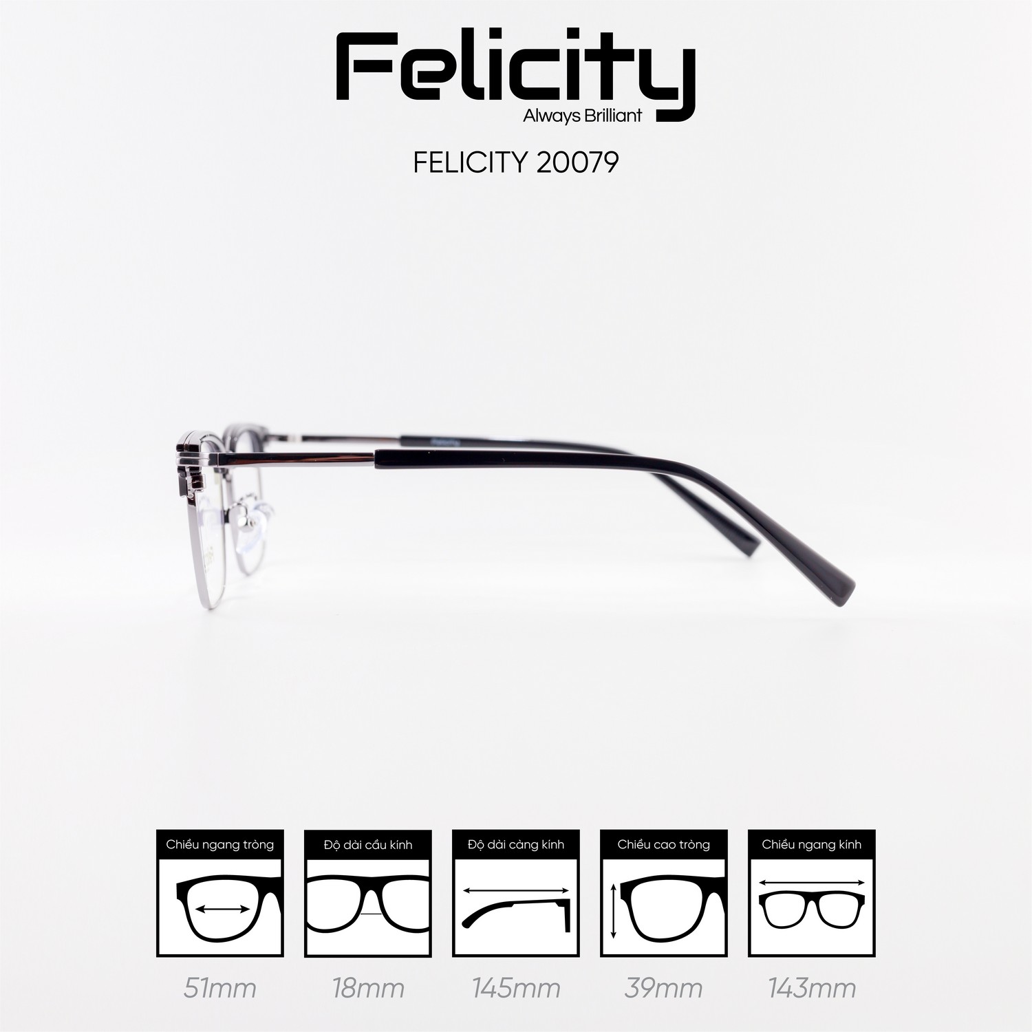 Gọng kính FELICITY 20079 - Ảnh 12