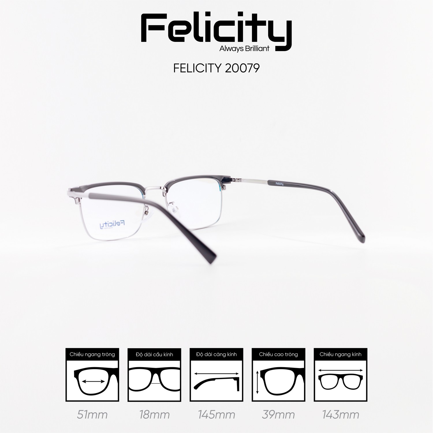 Gọng kính FELICITY 20079 - Ảnh 11