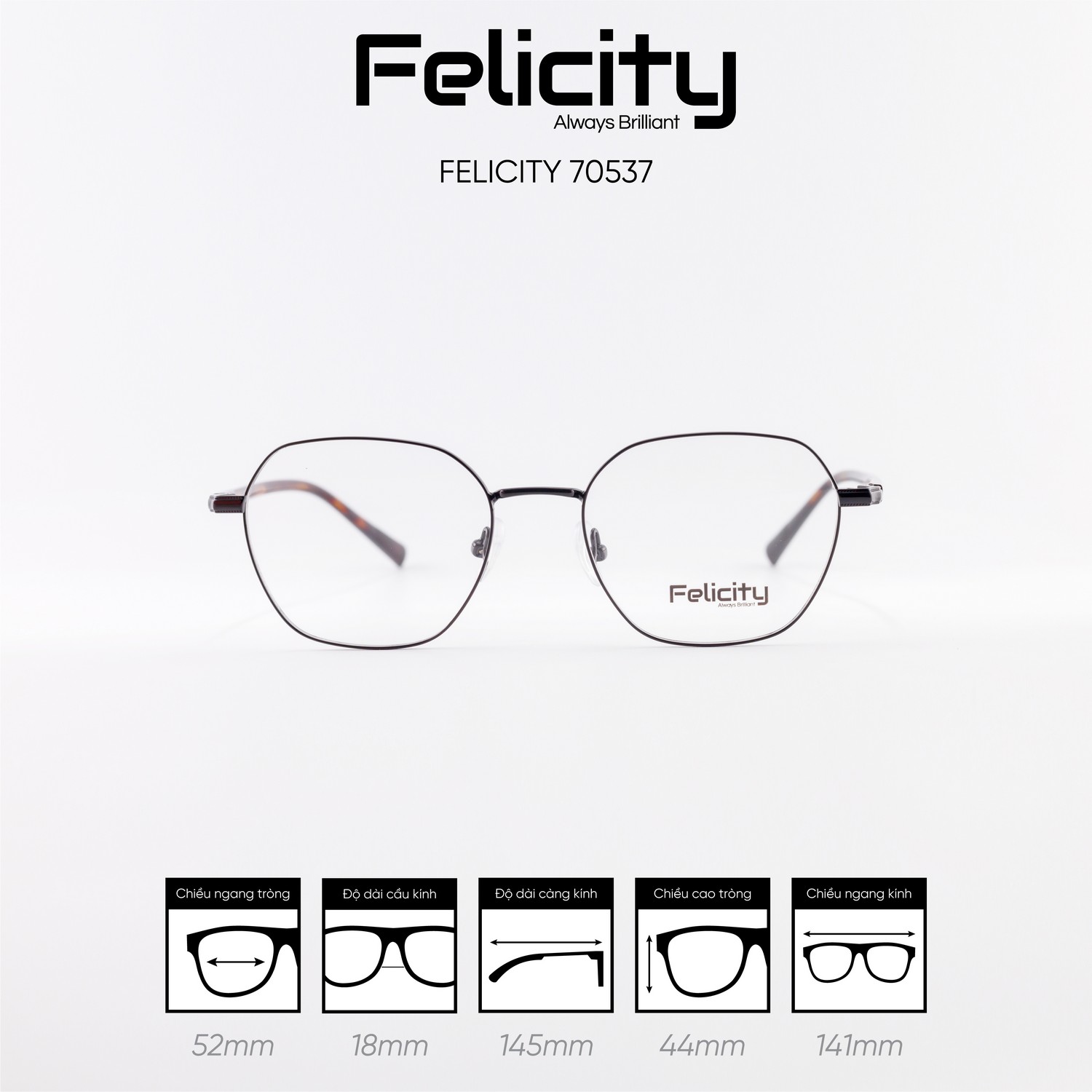 Gọng kính FELICITY 70537