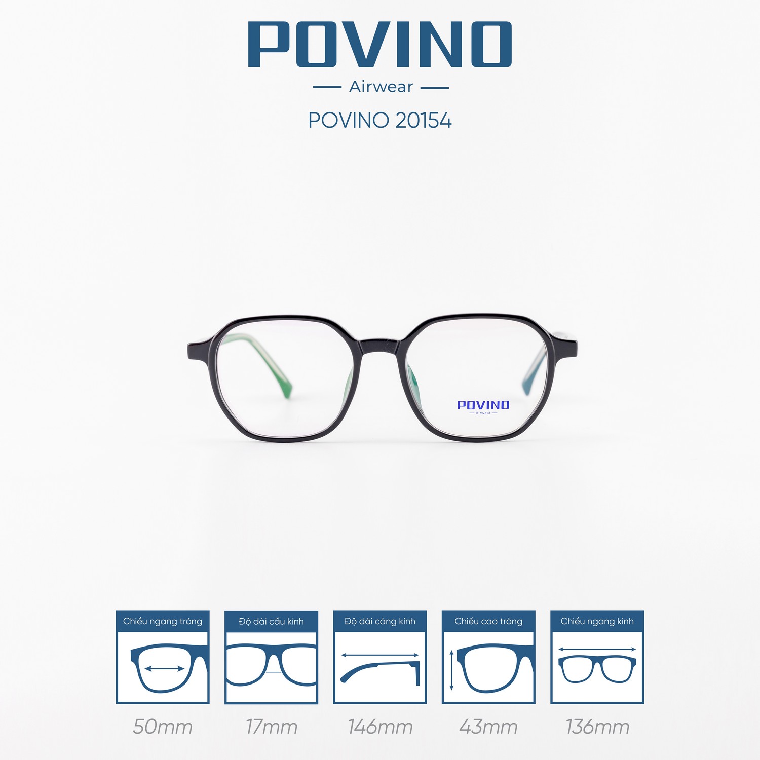 Gọng kính POVINO PO20154