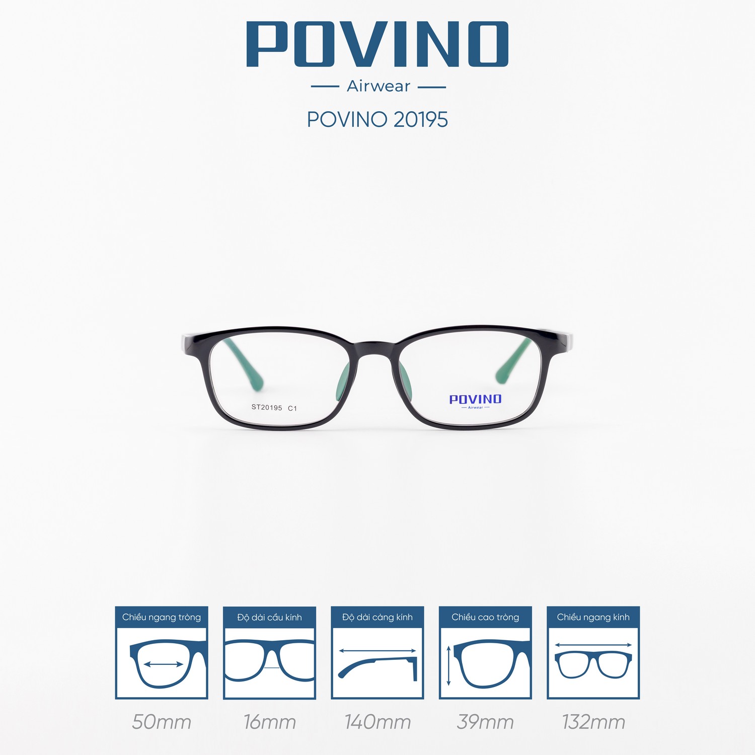 Gọng kính POVINO PO20195