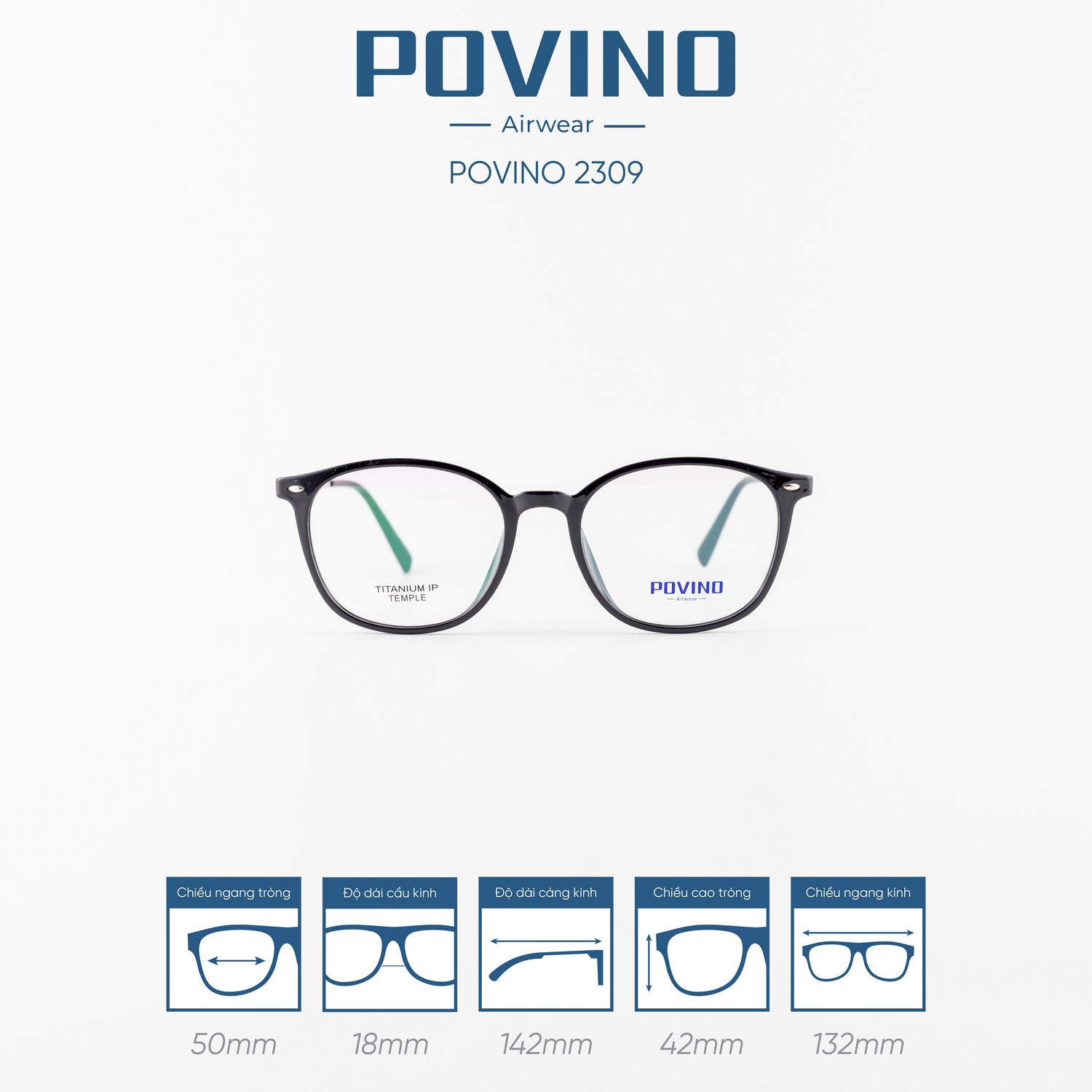 Gọng kính POVINO PO2309