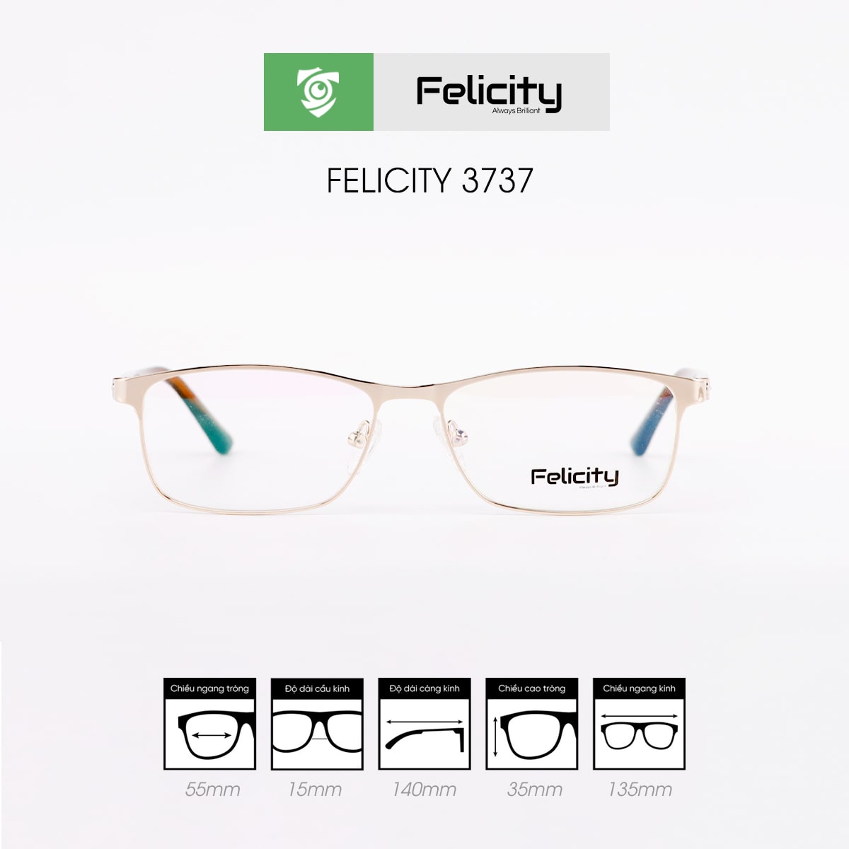 Gọng kính FELICITY 3737