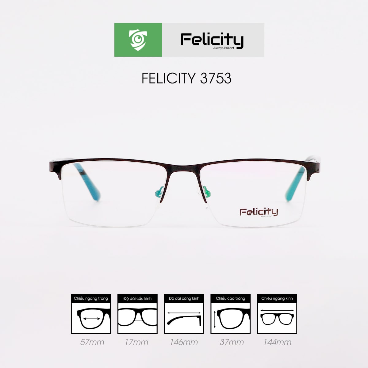Gọng kính FELICITY 3753