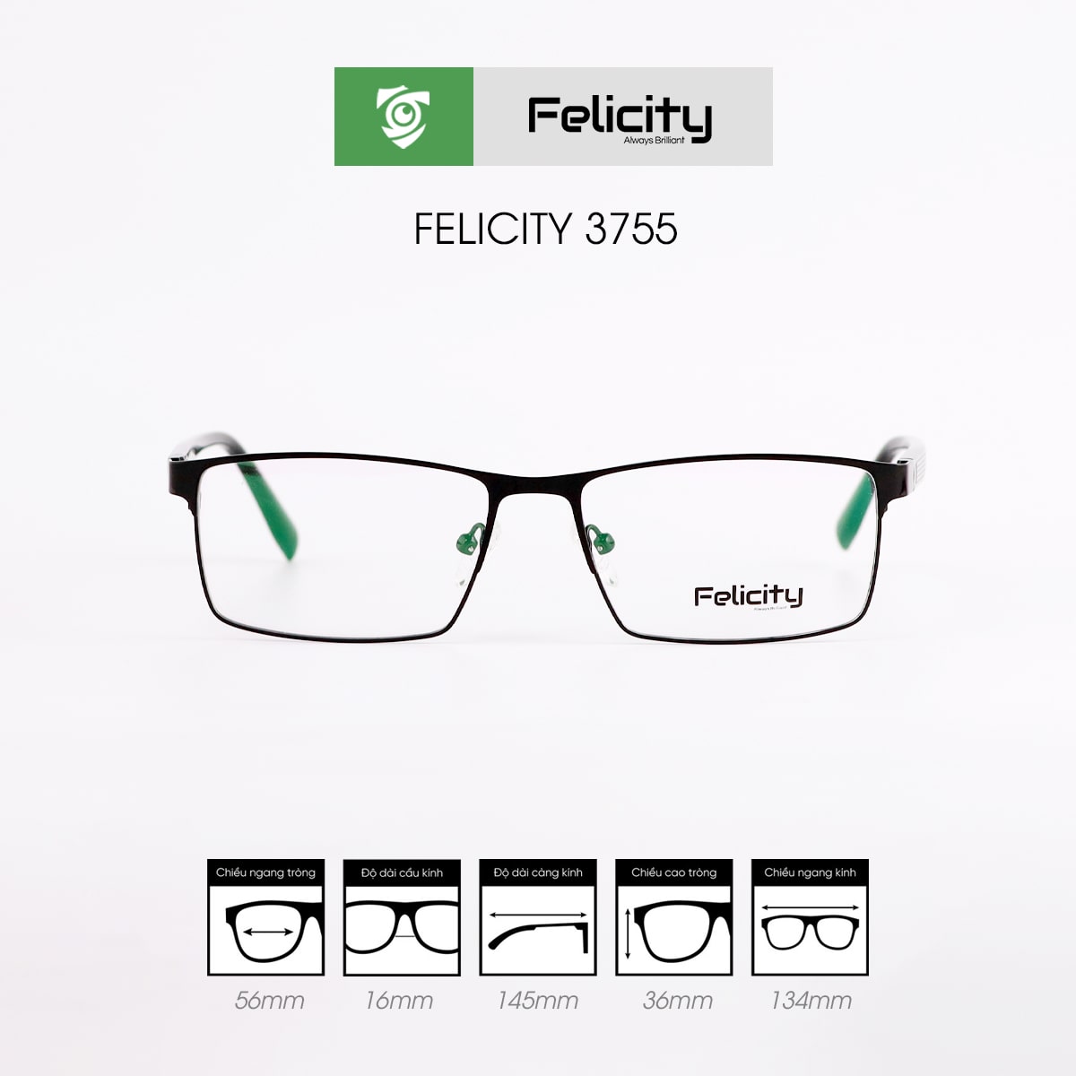 Gọng kính FELICITY 3755