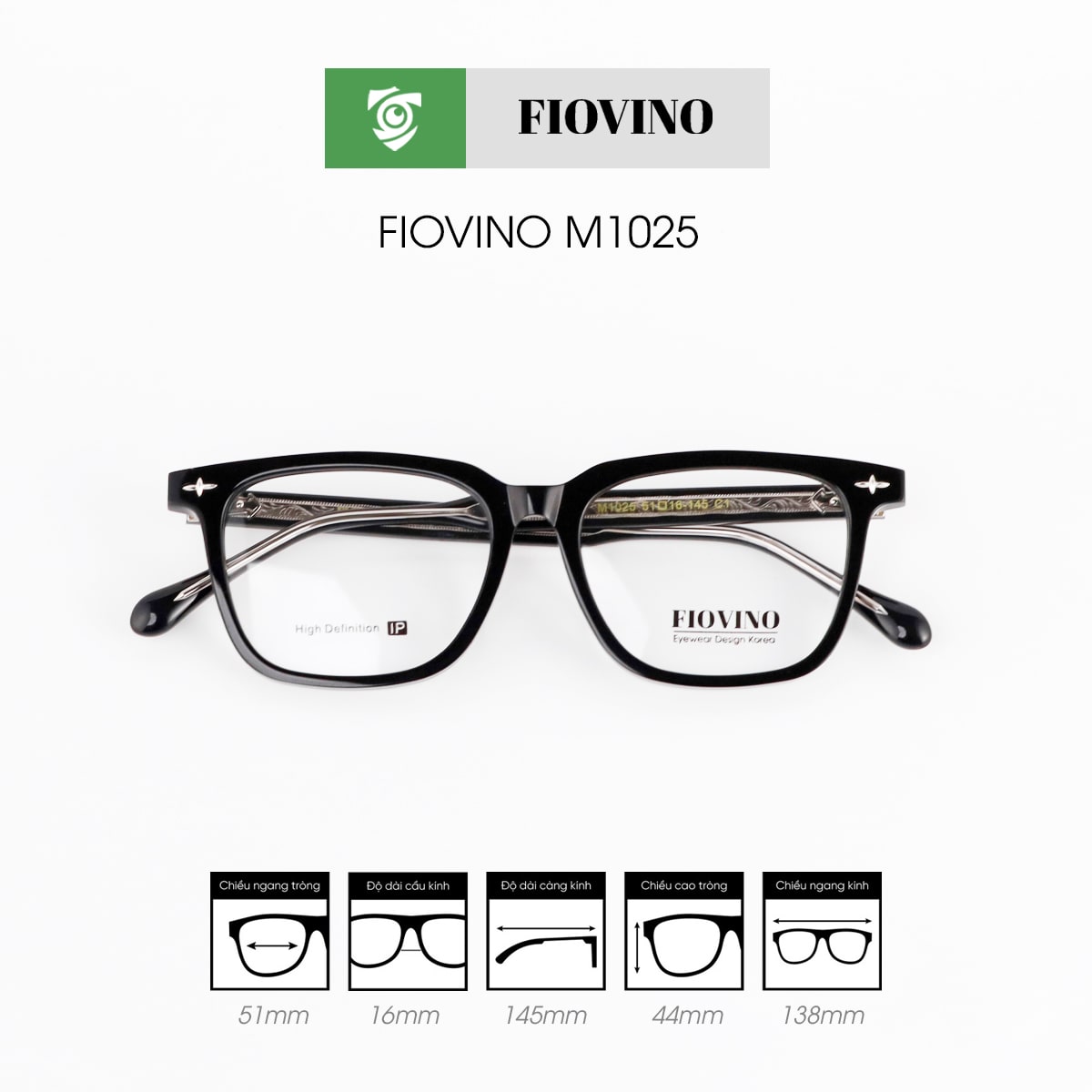 Gọng kính FIOVINO M1025 - Ảnh 6