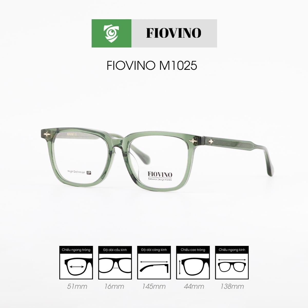Gọng kính FIOVINO M1025 - Ảnh 4