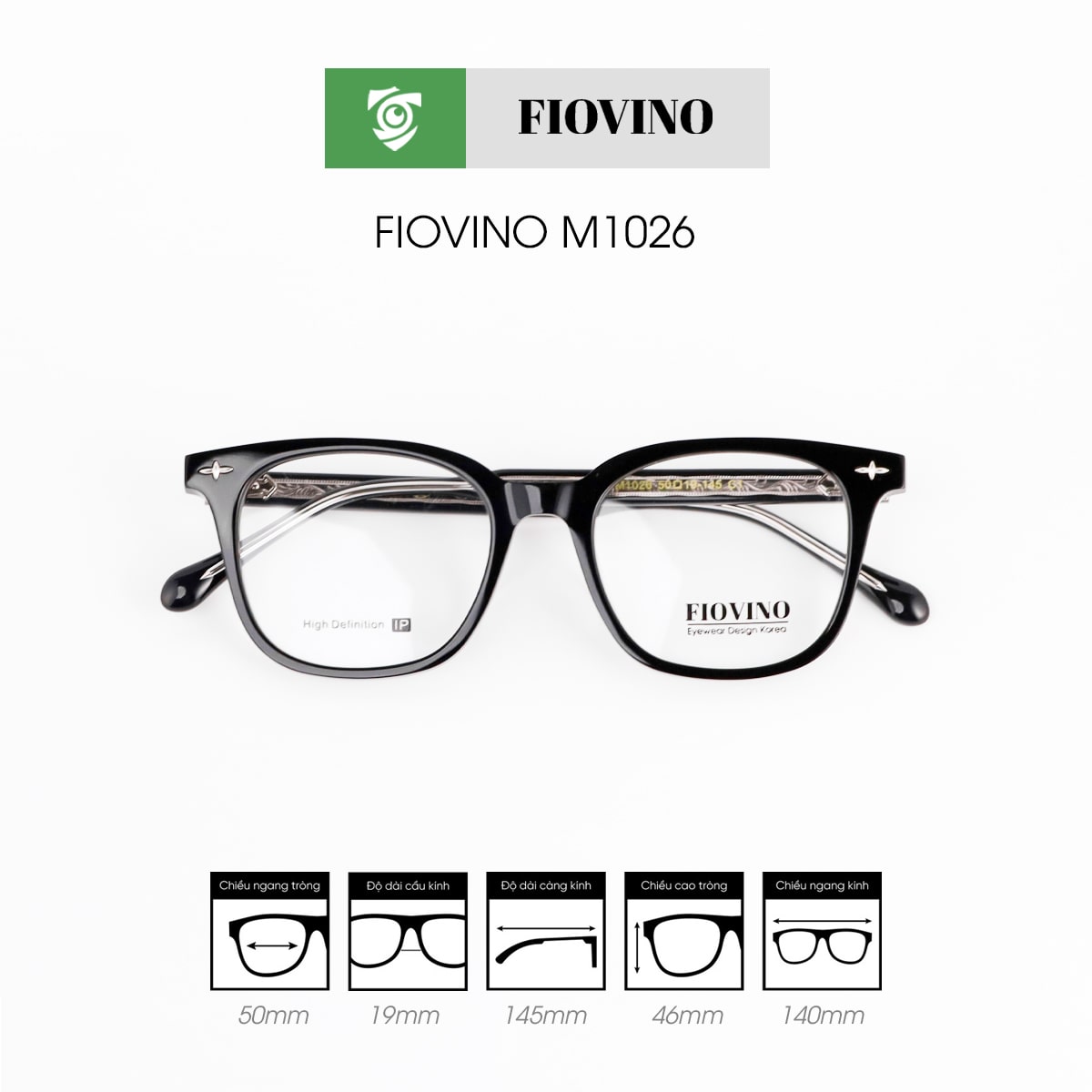 Gọng kính FIOVINO M1026 - Ảnh 7