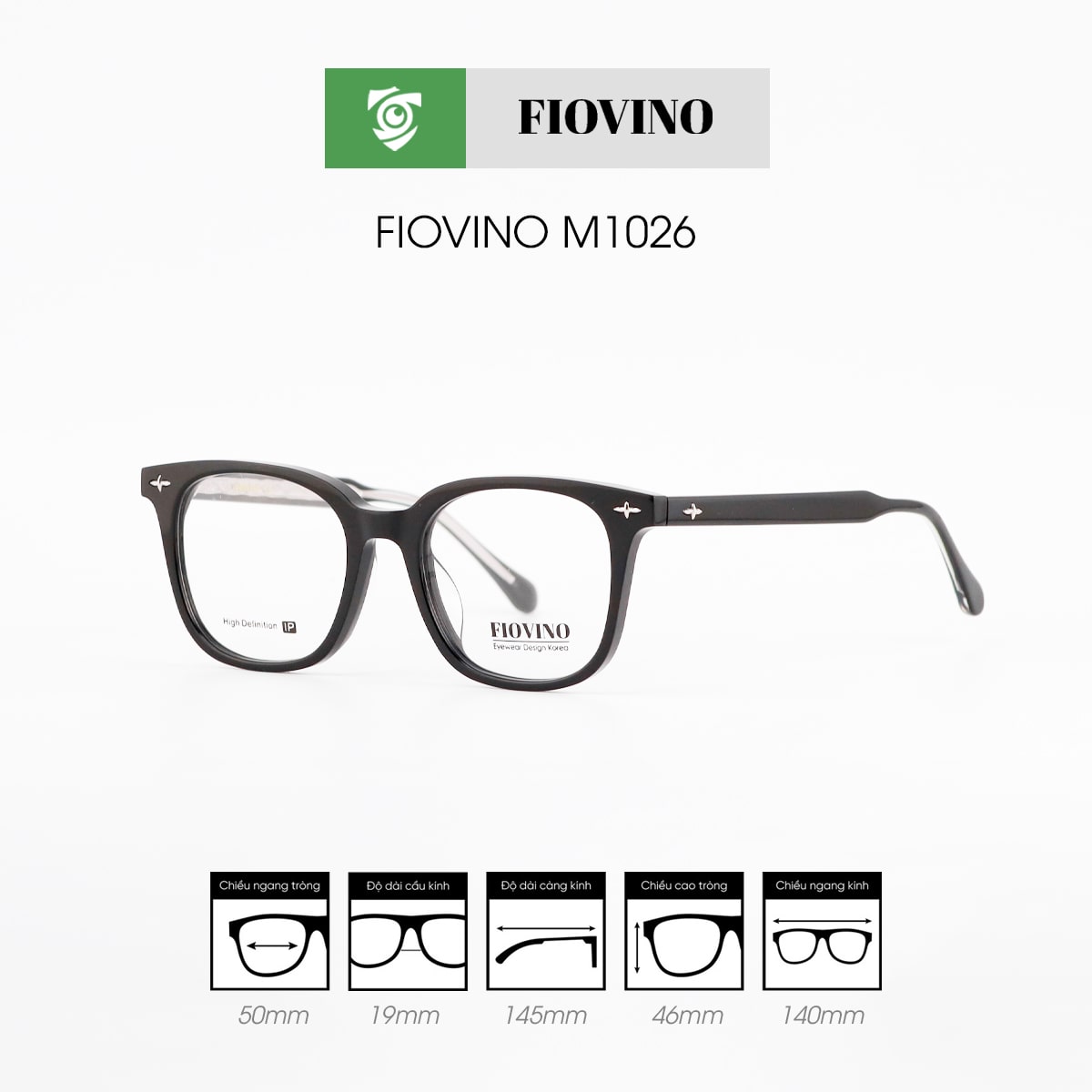 Gọng kính FIOVINO M1026 - Ảnh 6