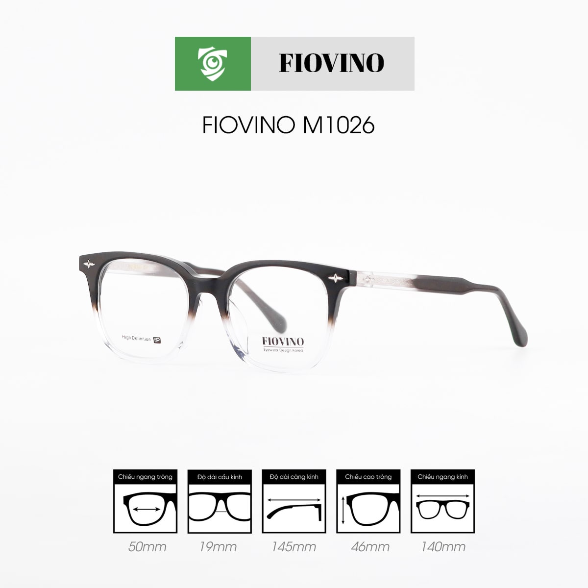 Gọng kính FIOVINO M1026 - Ảnh 5