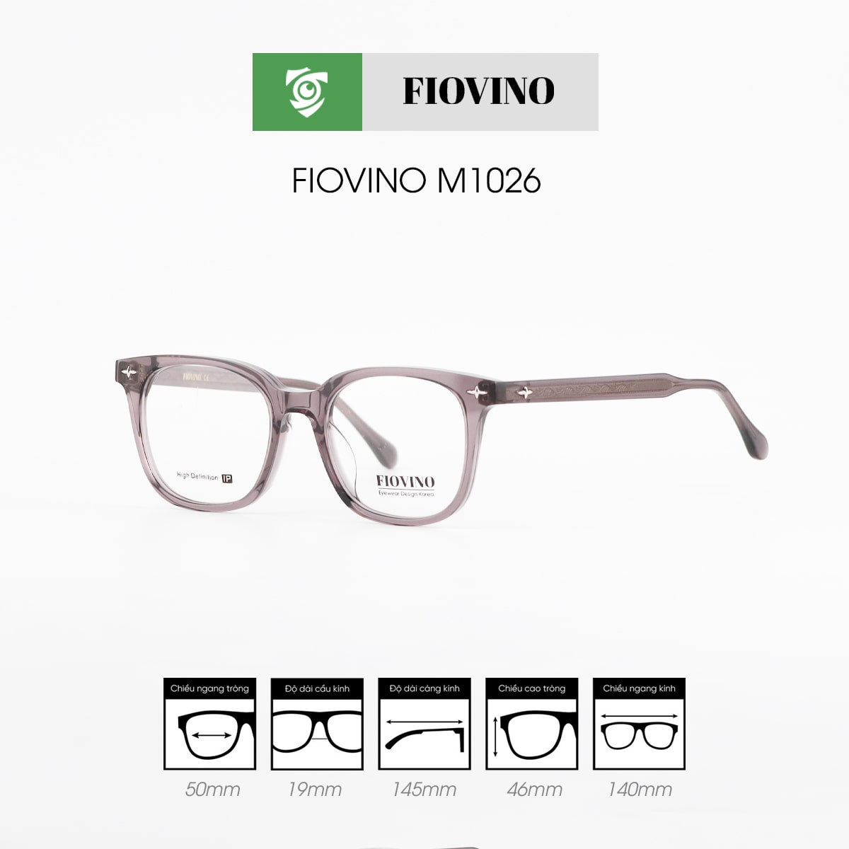 Gọng kính FIOVINO M1026 - Ảnh 4