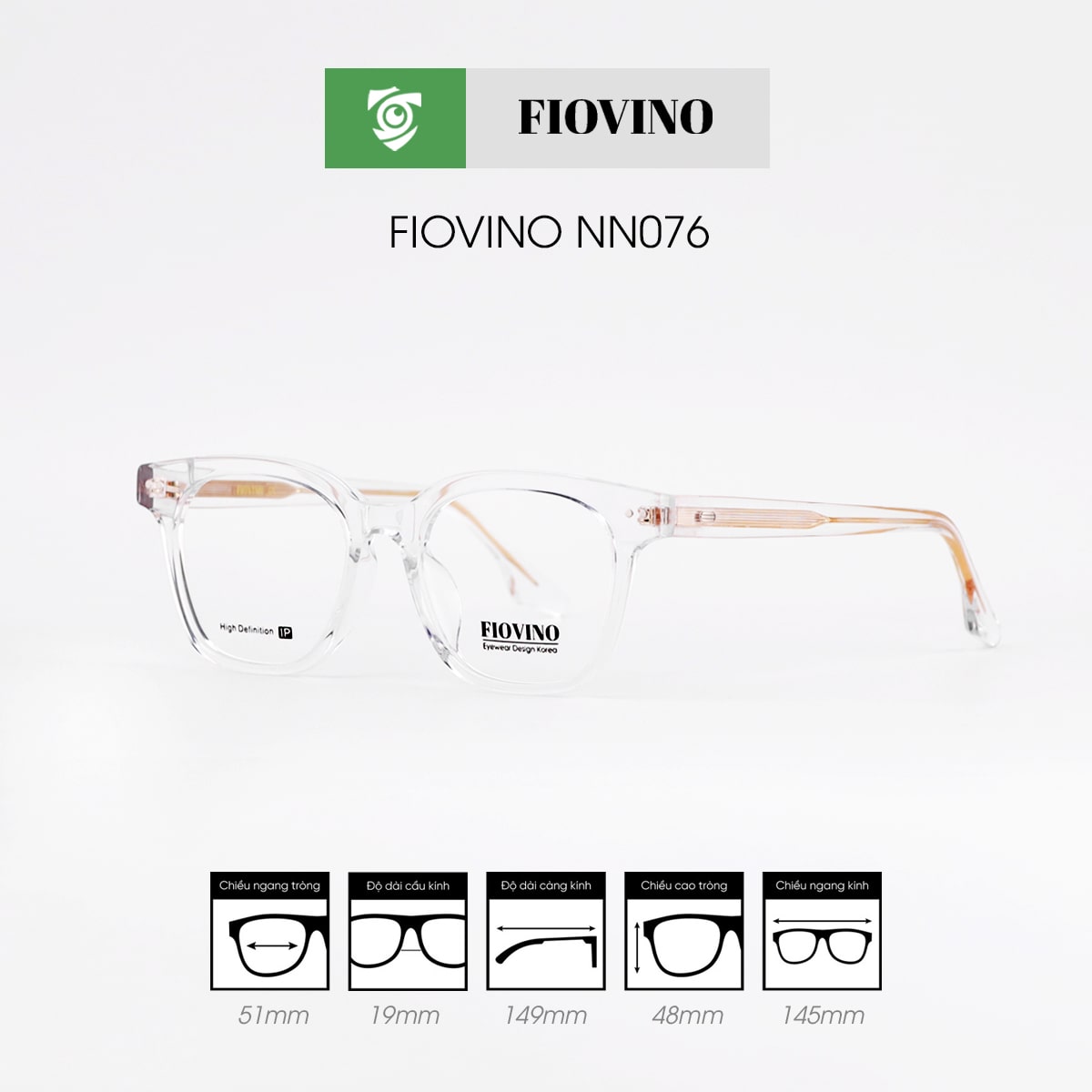 Gọng kính FIOVINO NN076 - Ảnh 4