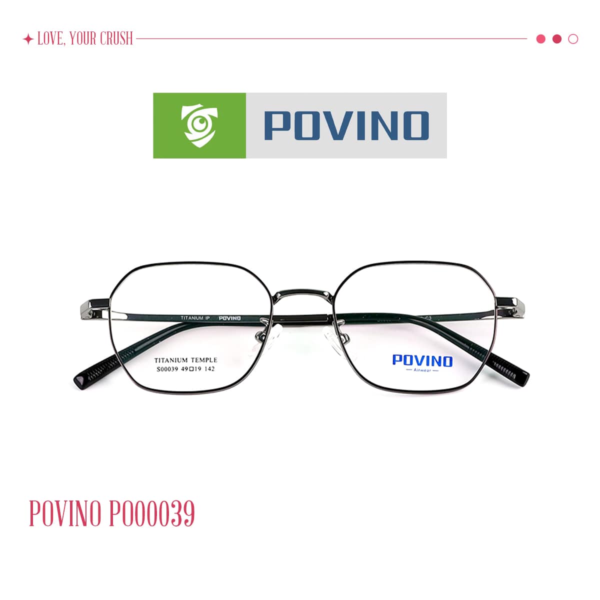 Gọng kính POVINO PO00039