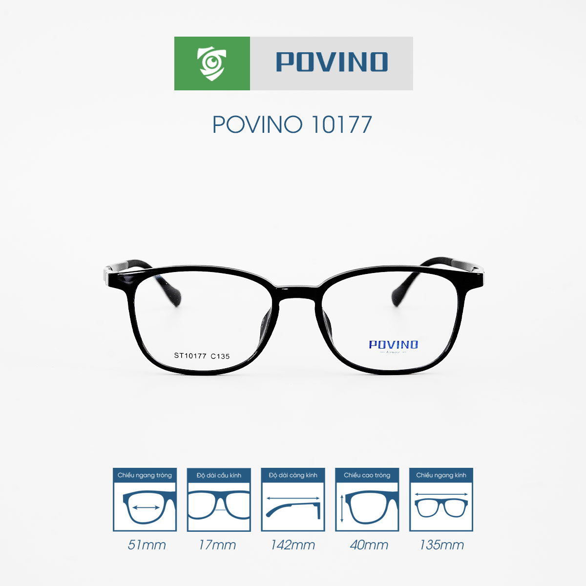 Gọng kính POVINO PO10177