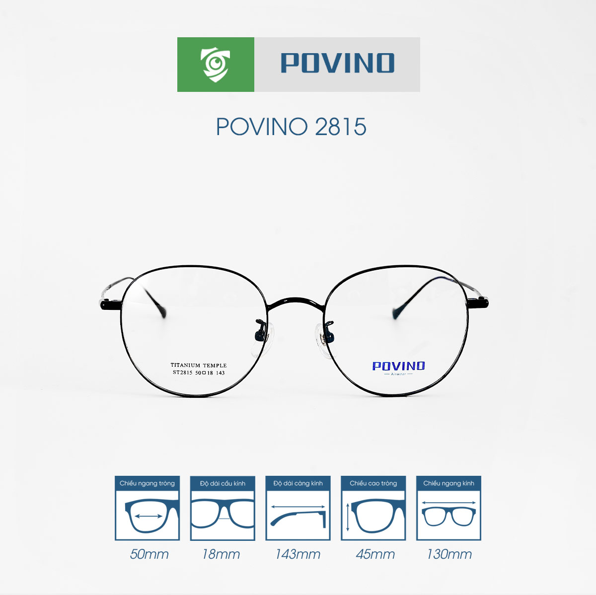 Gọng kính POVINO PO2815