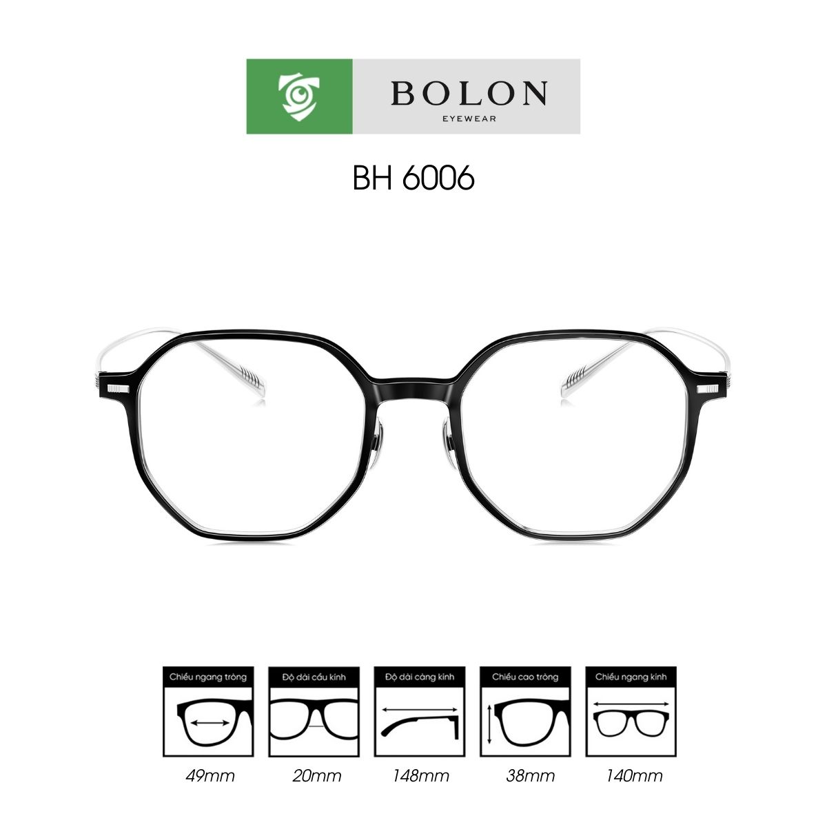 Gọng kính BOLON BH6006