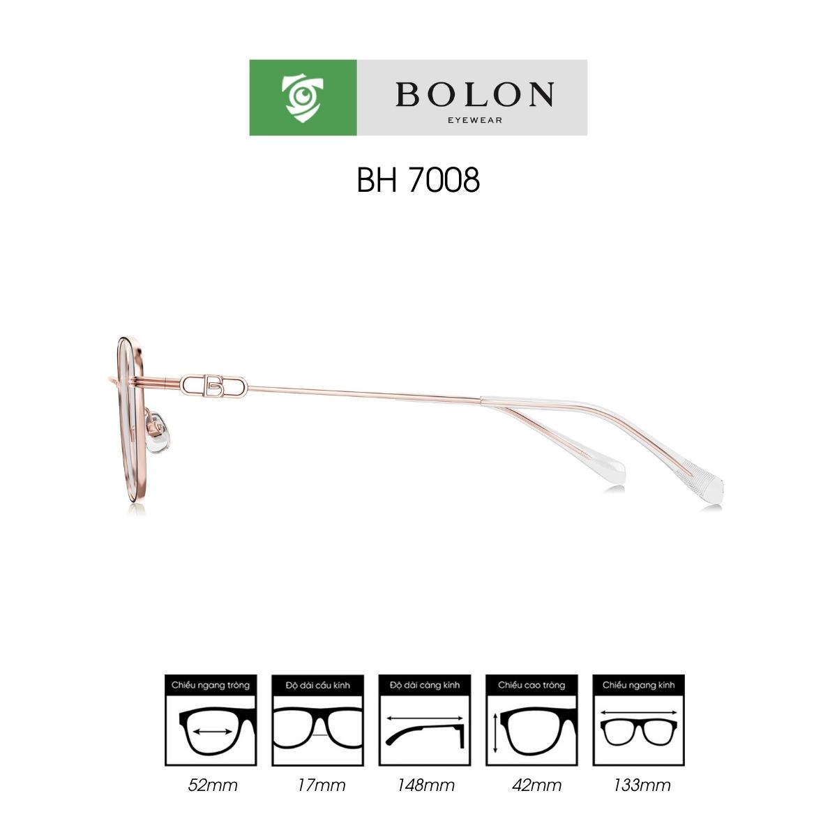 Gọng kính BOLON BH7008 - Ảnh 3