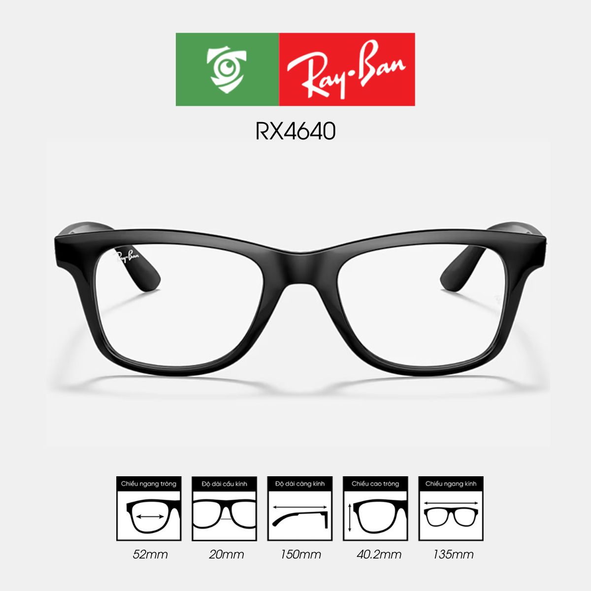 Gọng kính RAYBAN RX4640