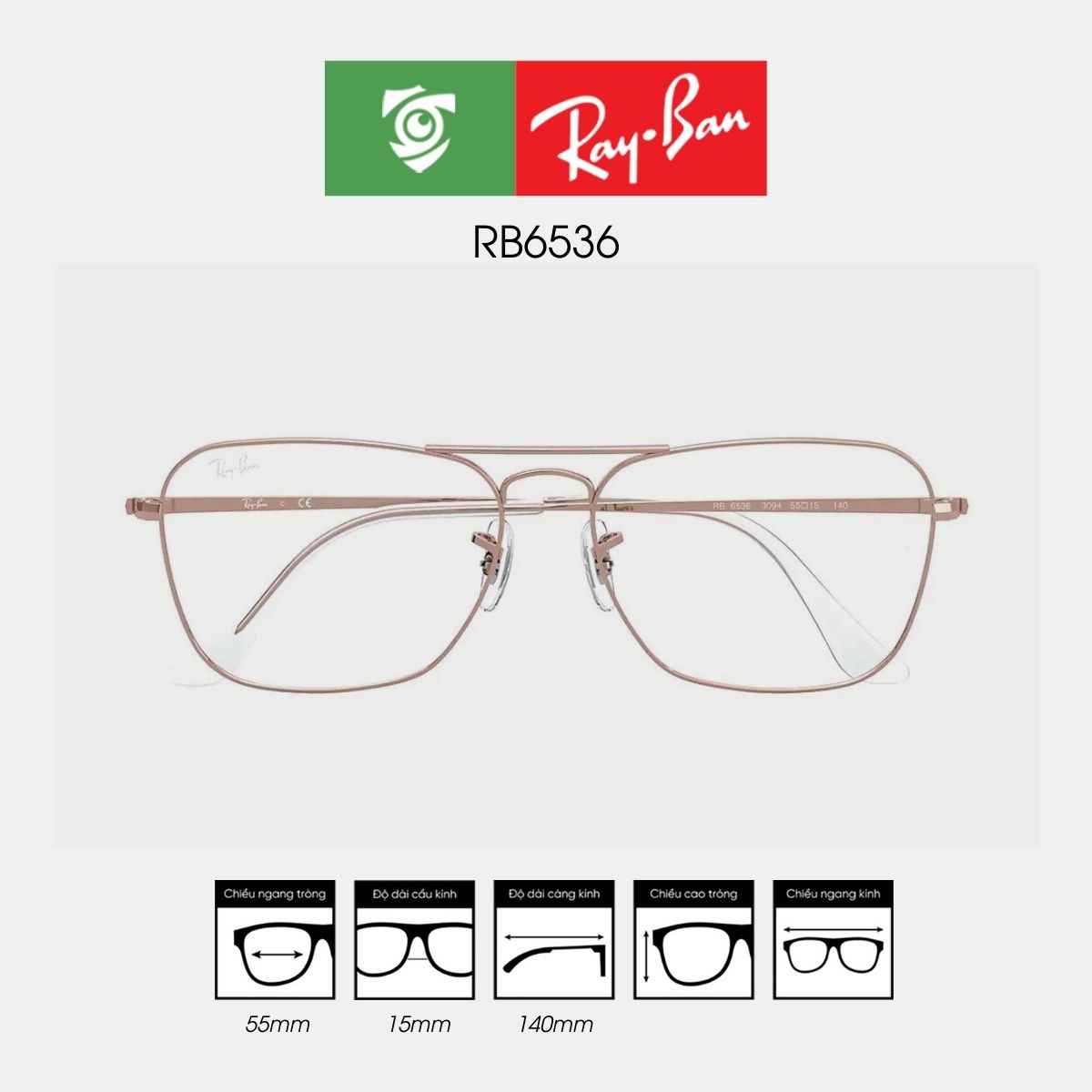 Gọng kính RAYBAN RB6536-3094