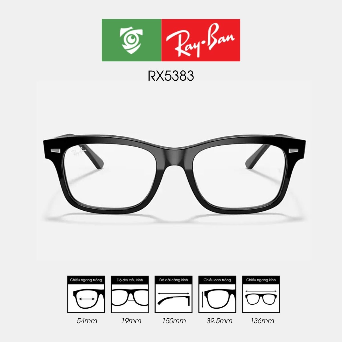 Gọng kính RAYBAN RX5383
