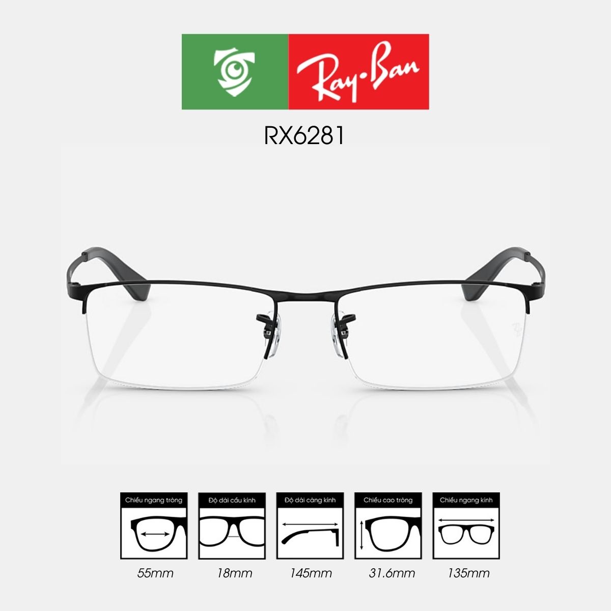 Gọng kính RAYBAN RX6281