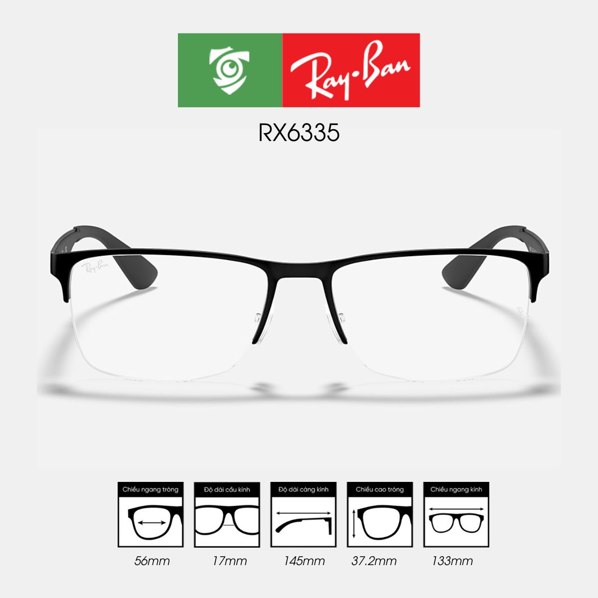 Gọng kính RAYBAN RX6335