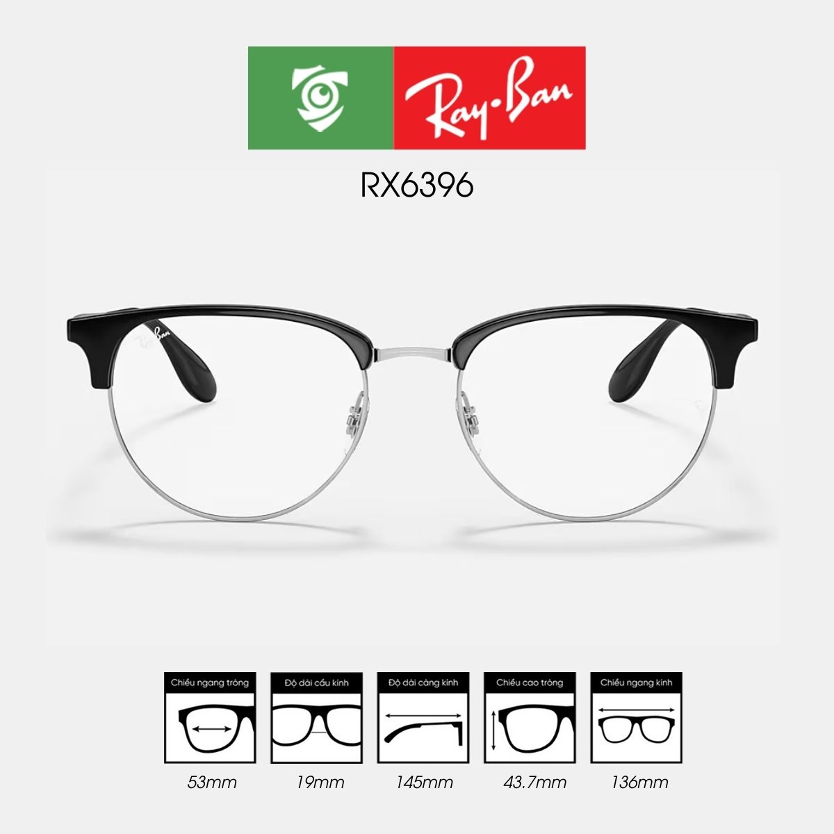 Gọng kính RAYBAN RX6396