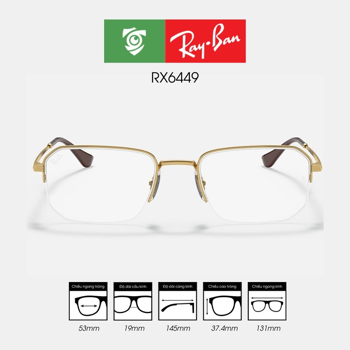 Gọng kính RAYBAN RX6449