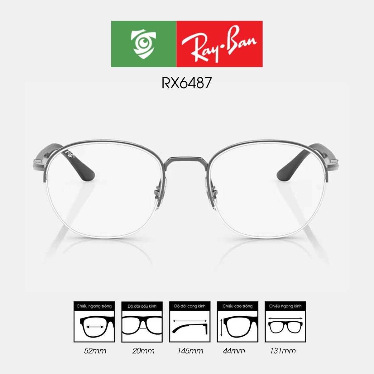 Gọng kính RAYBAN RX6487
