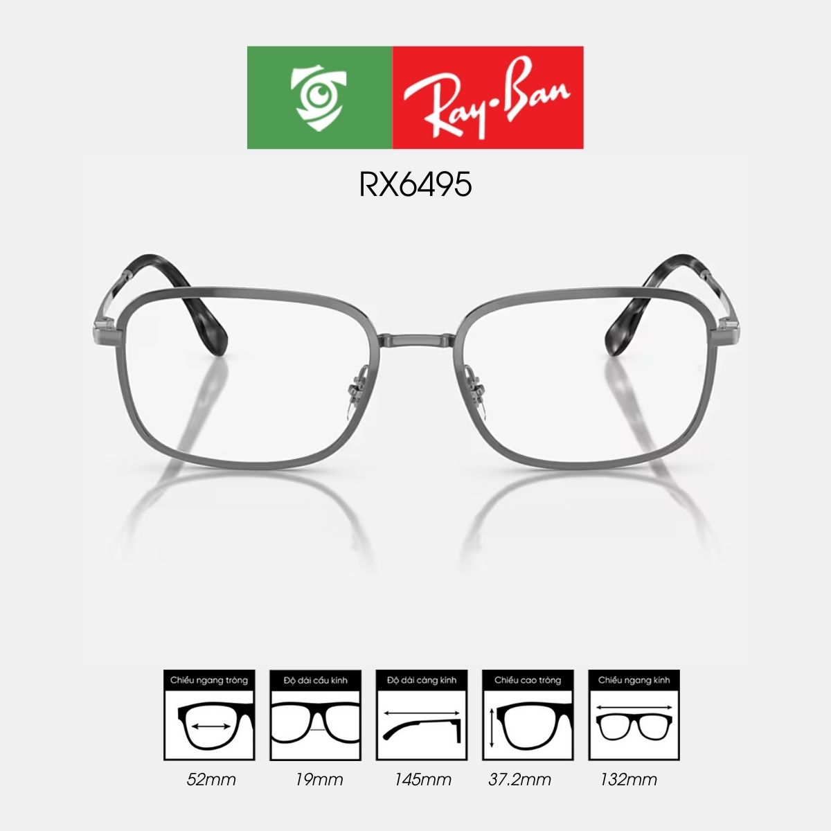 Gọng kính RAYBAN RX6495