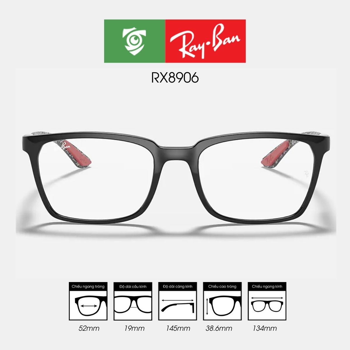 Gọng kính RAYBAN RX8906