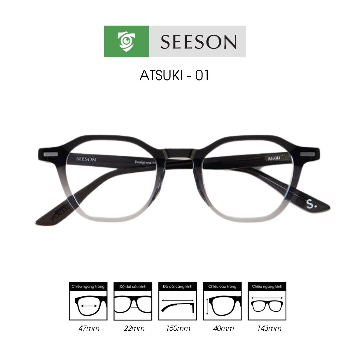 Gọng kính SEESON ATSUKI