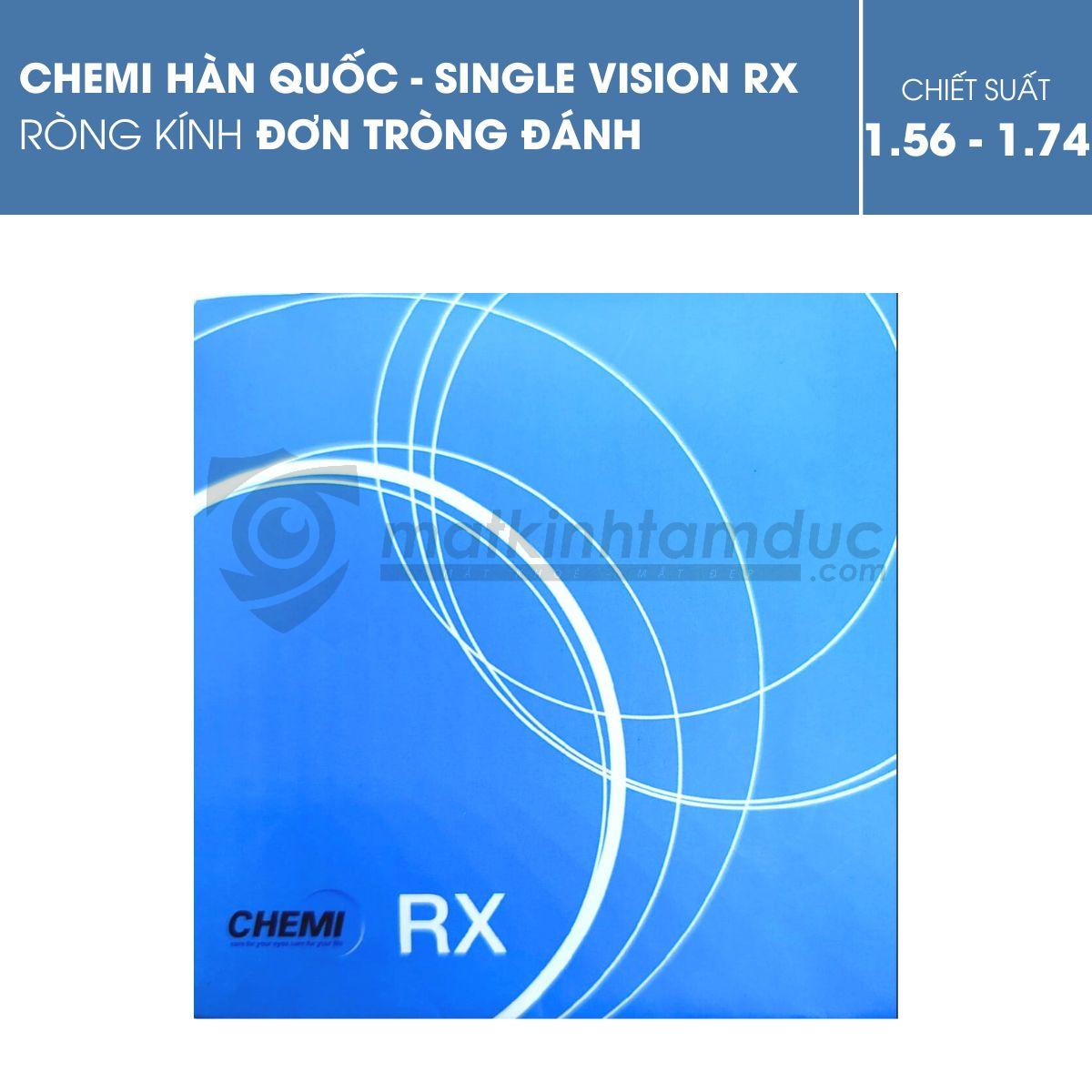 Tròng kính Đơn tròng đánh Chemi Single Vision Lens