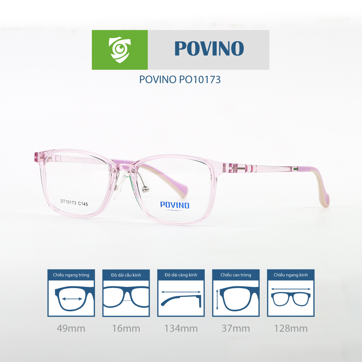 Gọng kính POVINO PO10173